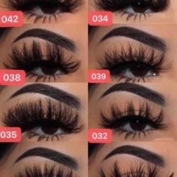 100% Mink Lashes 22-25mm