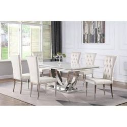 Dining Table Set 7pcs New Financial Available 