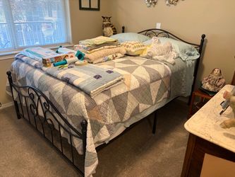 Queen Mattress with Metal Frame