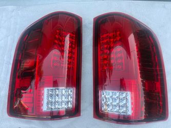 07-13 Chevy Silverado Red Full LED Tail Lights