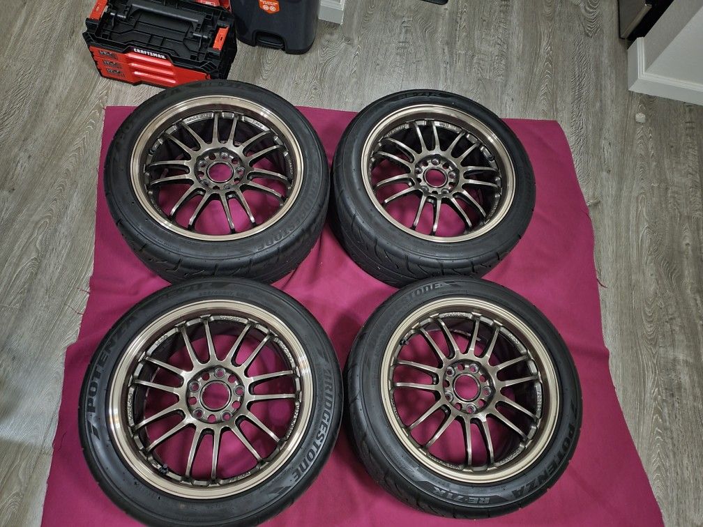 Volk Racing Rays RE30 Hyper Bronze S2000 spec 17x9 +63 W/ RE71R Tires