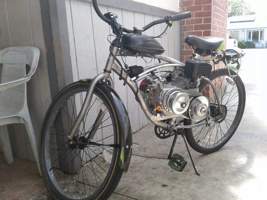 212cc motorized bicycle top speed