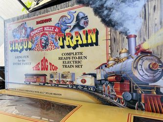 Vintage 1993 Bachmann "The Big Top" G-Scale Electric Train Set