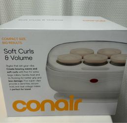 New Conair Large Hot Rollers Soft Set