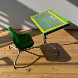 Vintage Playskool Chalkboard Desk 