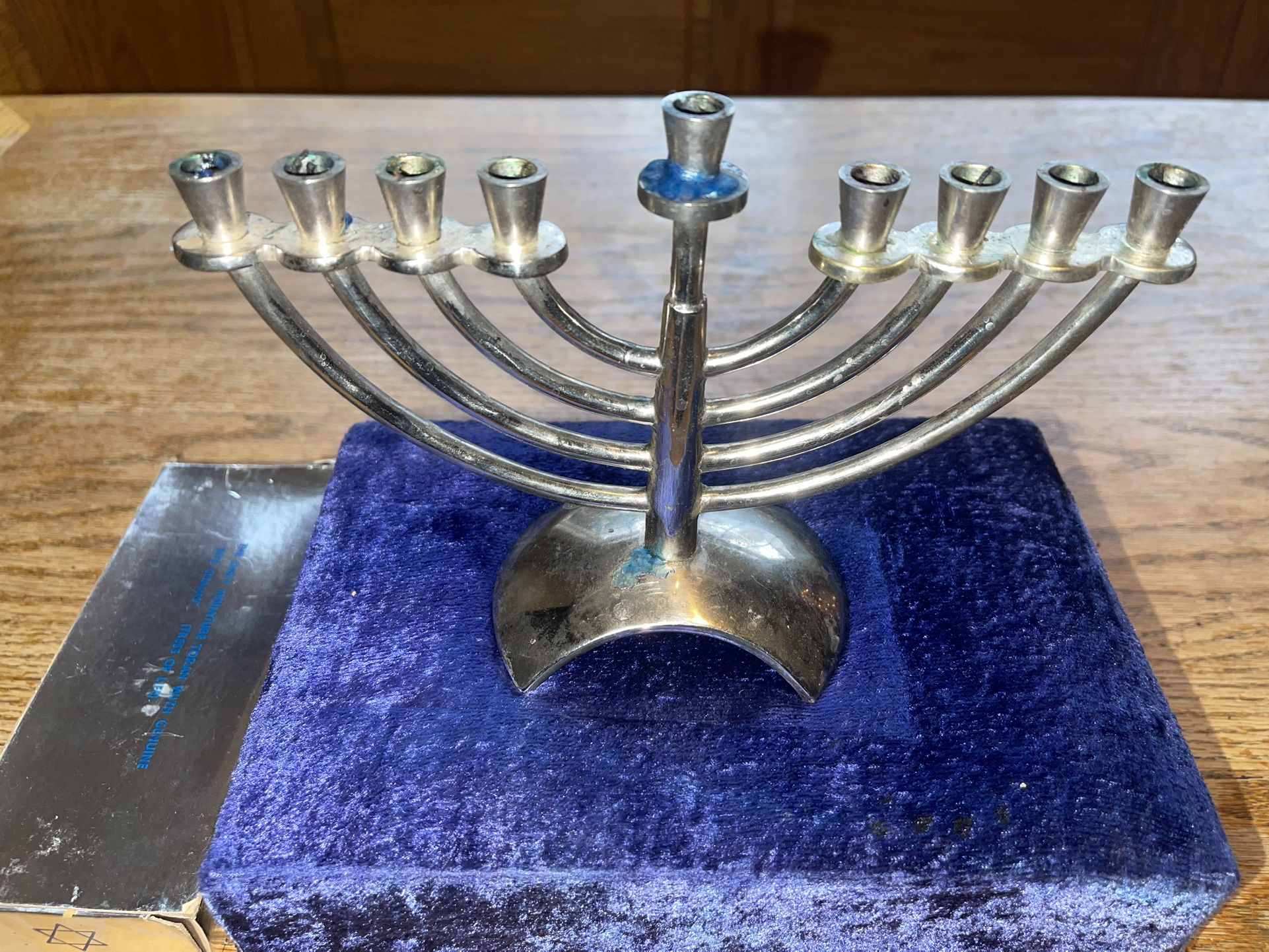 Hanukkah Menorah And Torah
