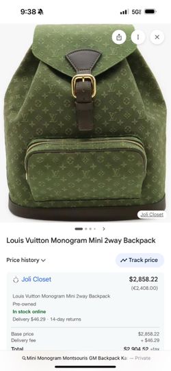 Vintage Louis Vuitton Monogram Small Backpack
