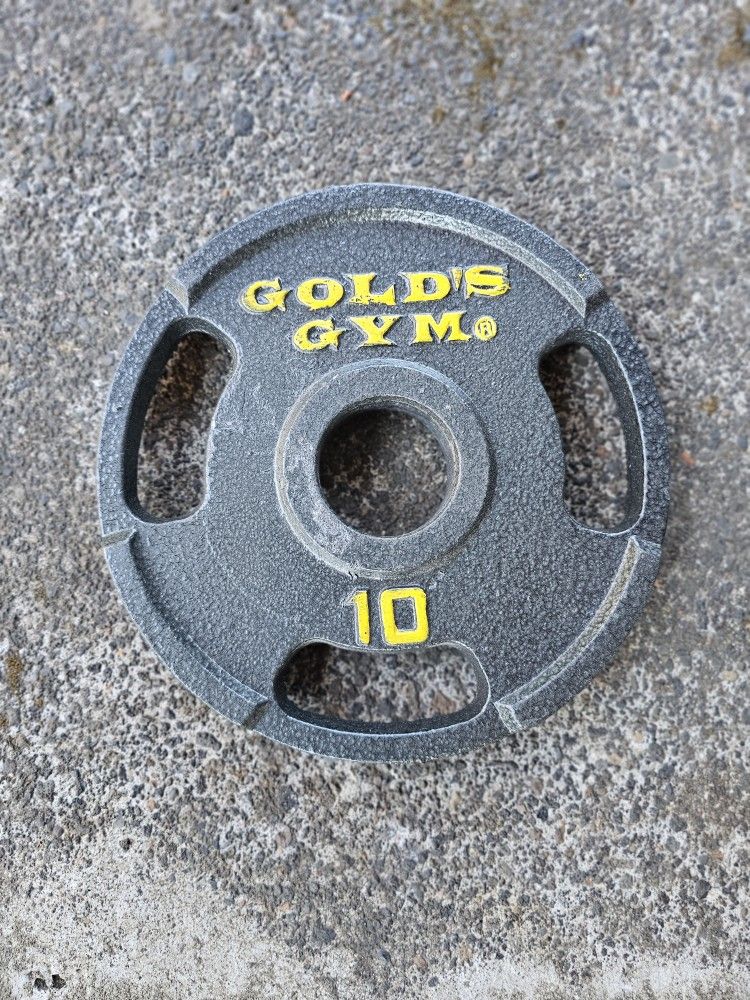 10LB OLYMPIC WEIGHT PLATE