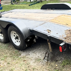 16 foot heavy duty car hauler trailer