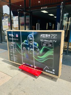 75” TCL QM6K PRO QD- Mini-LED 4K UHD Smart Google Tv