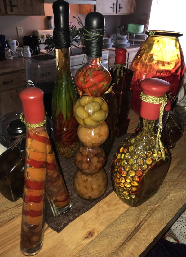 Orii Marmo Decorative Infused Vinegar Bottles For Sale In
