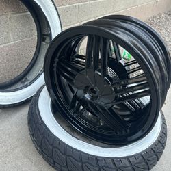 Gy6 12inch rims and tires