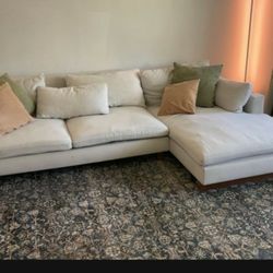 West Elm Harmony Custom Sectional Couch Sofa 