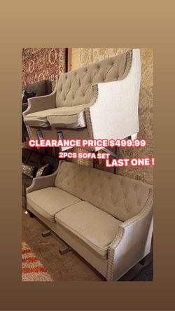 2pcs Sofa Set (LAST ONE)