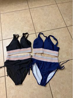 Ladies medium bathing suits size medium both worn once only