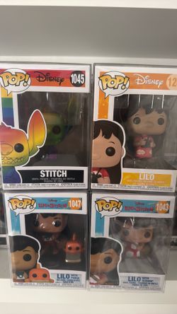 Funko pops Lilo and stitch
