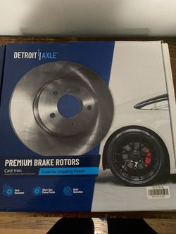Detroit Axle Premium Cast Iron Brake Rotors