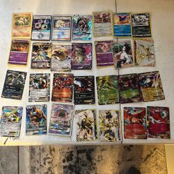 56 assorted pokemon cards
