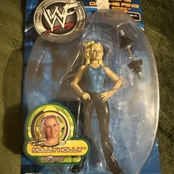NEW 2001 WWF Rulers of the Ring Series 3 Jakks - MOLLY HOLLY (first time) - NOC