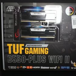 ASUS B550-PLUS TUF Gaming WiFi II AM4 ATX Motherboard + 32GB DDR4 RAM