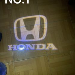 For HONDA Door Logo Lights LED Laser Ghost Shadow Projector Courtesy CAR 2/4PC