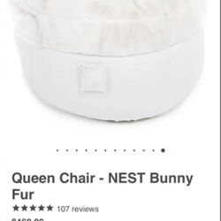 Nest Bunny Beanbag +  Queen Mattress
