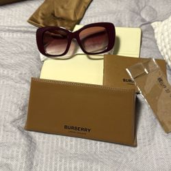 Burberry Wine Color Sunglasses