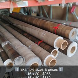 👉 SHEET VINYL ROLLS - .80¢ 👈