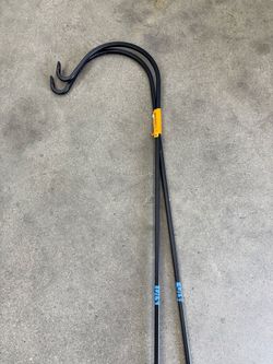 Fuchsia 64 in. Black Steel Shepherd Hook $10 each