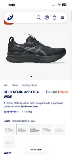 Brand New ASICS Gel- Kayano 32 Extra Wide