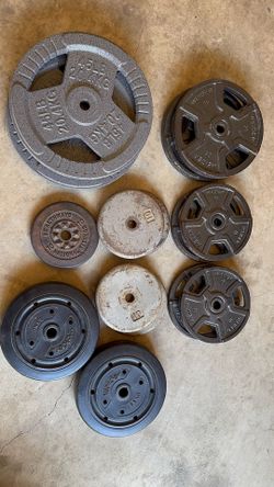 Standard Weight Plates & Bars Bundle