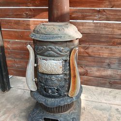 Vintage wood burning stove