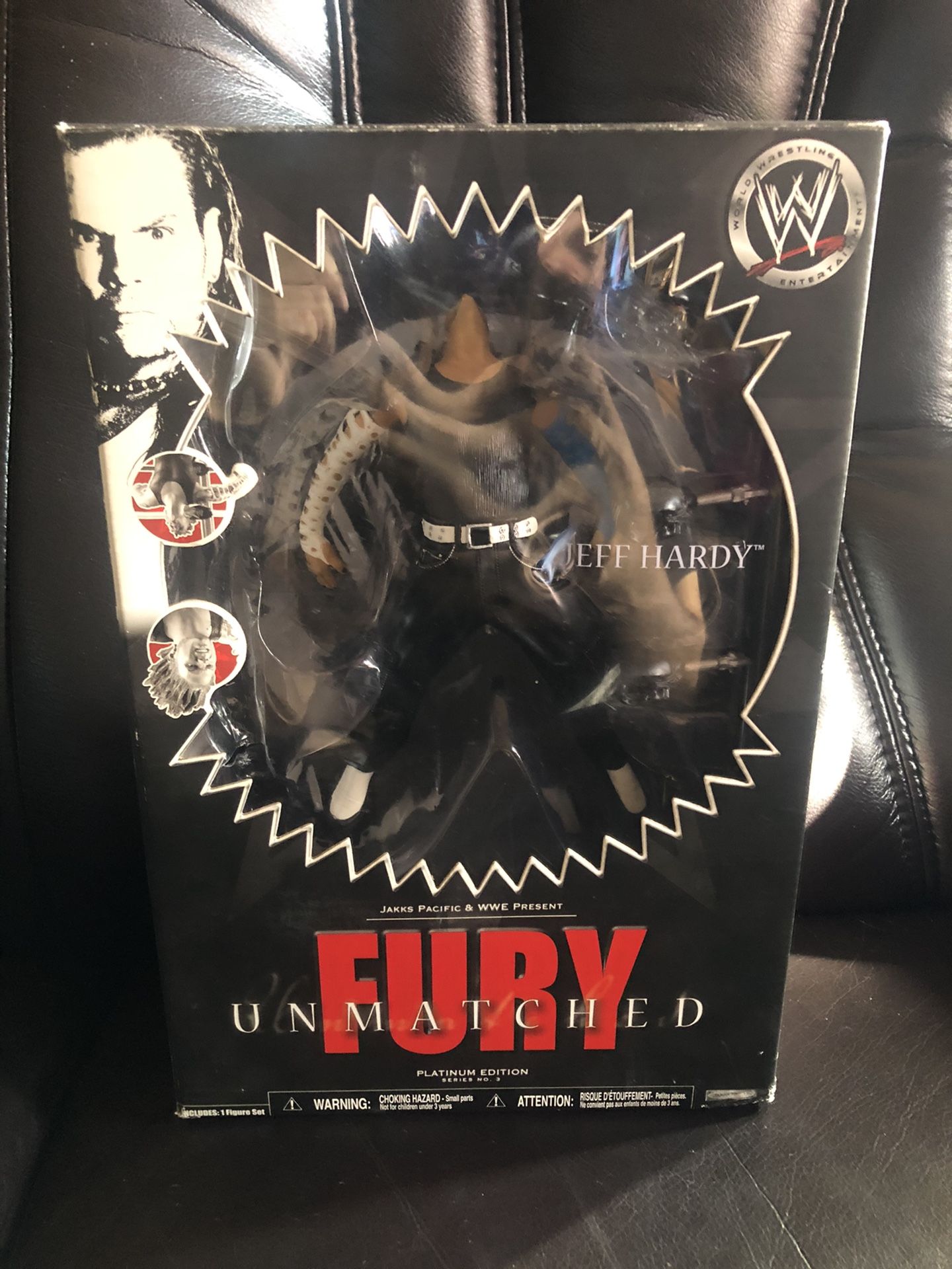 WWE Unmatched Fury JEFF HARDY Action Figure Platinum Edition Statue 2007