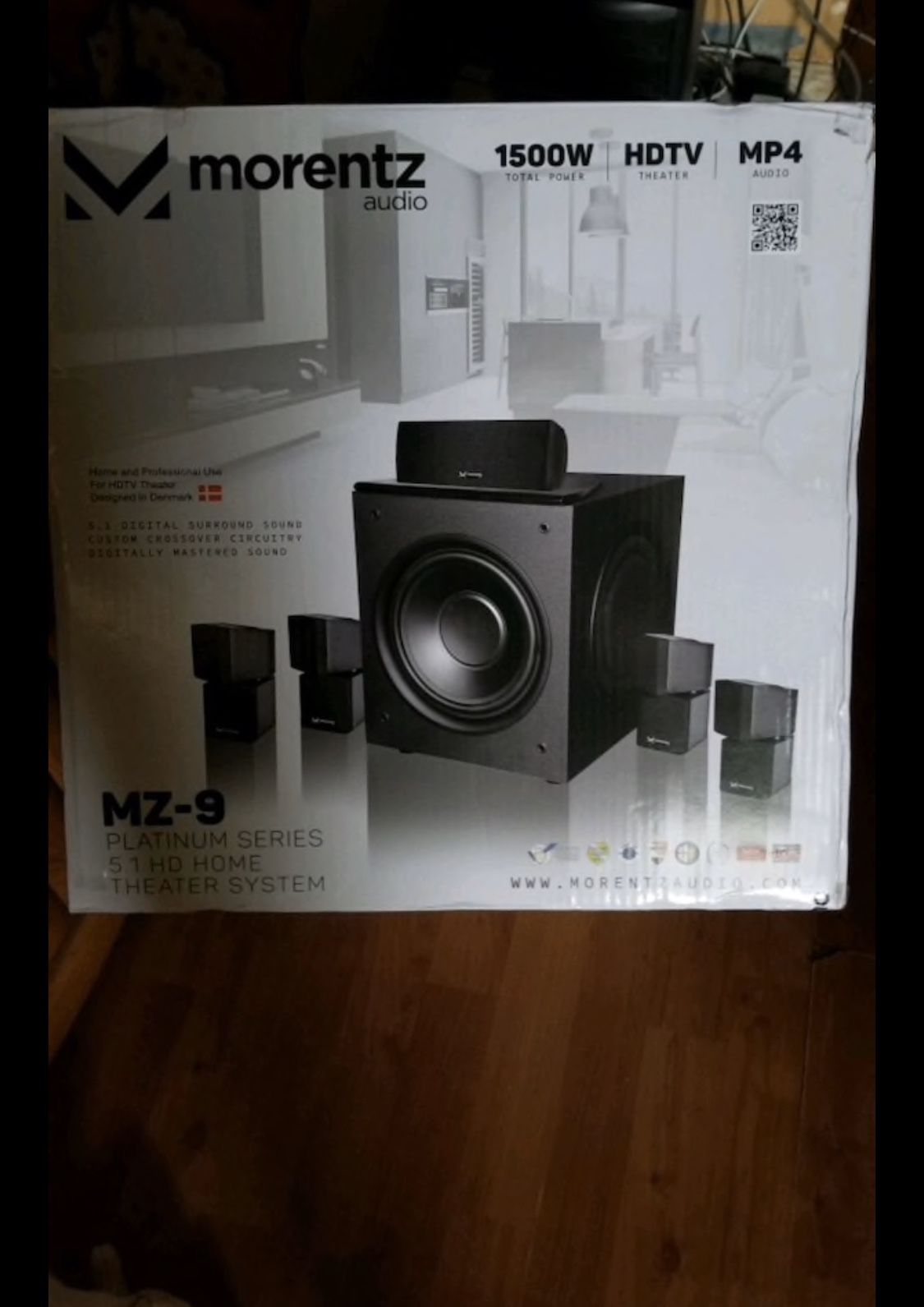 Morentz MZ-9 Surround Sound Home Theater System