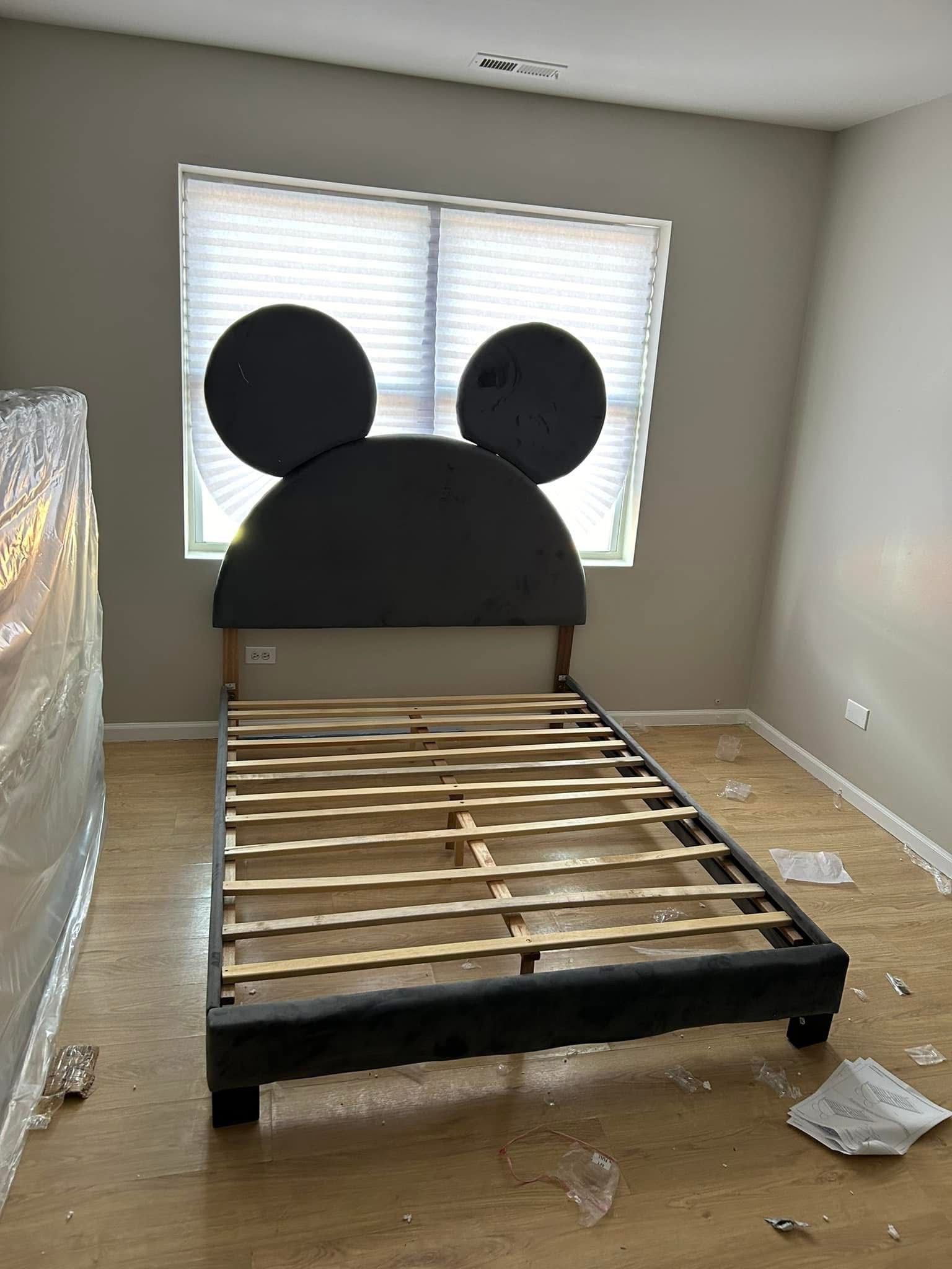 Brand New Exclusive Sale! Mickey Mouse Twin Bed Frame With Mattress & Boxspring Only $199 🚨 Ready For Delivery Today