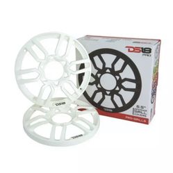 Cover Speakers DS18 PRO Universal 8 Inch Plastic Speaker Grill Cover White Set of 2