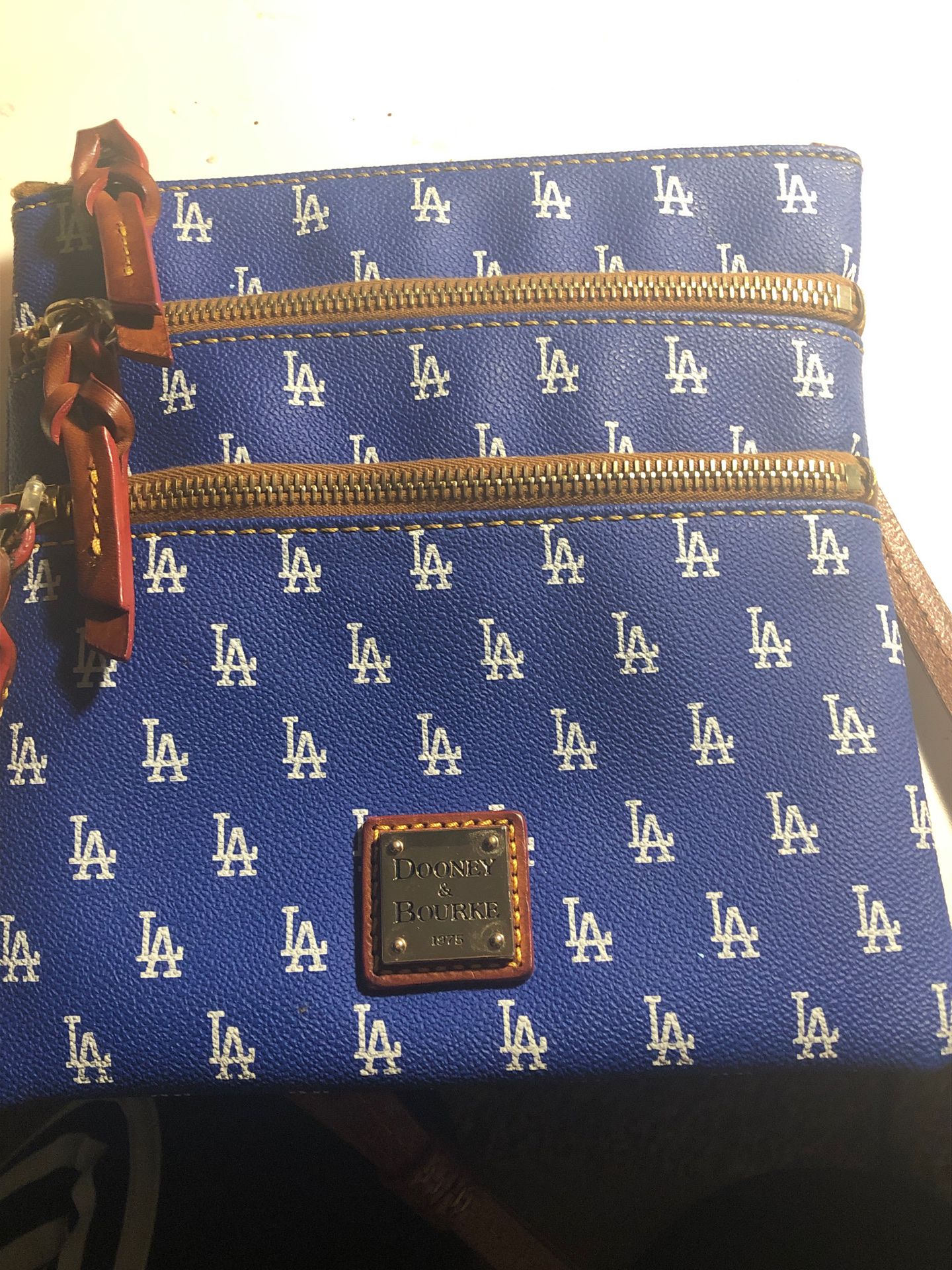 Blue LA Dodgers purse