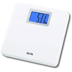 Digital Bathroom Scale with Large Blue LCD
