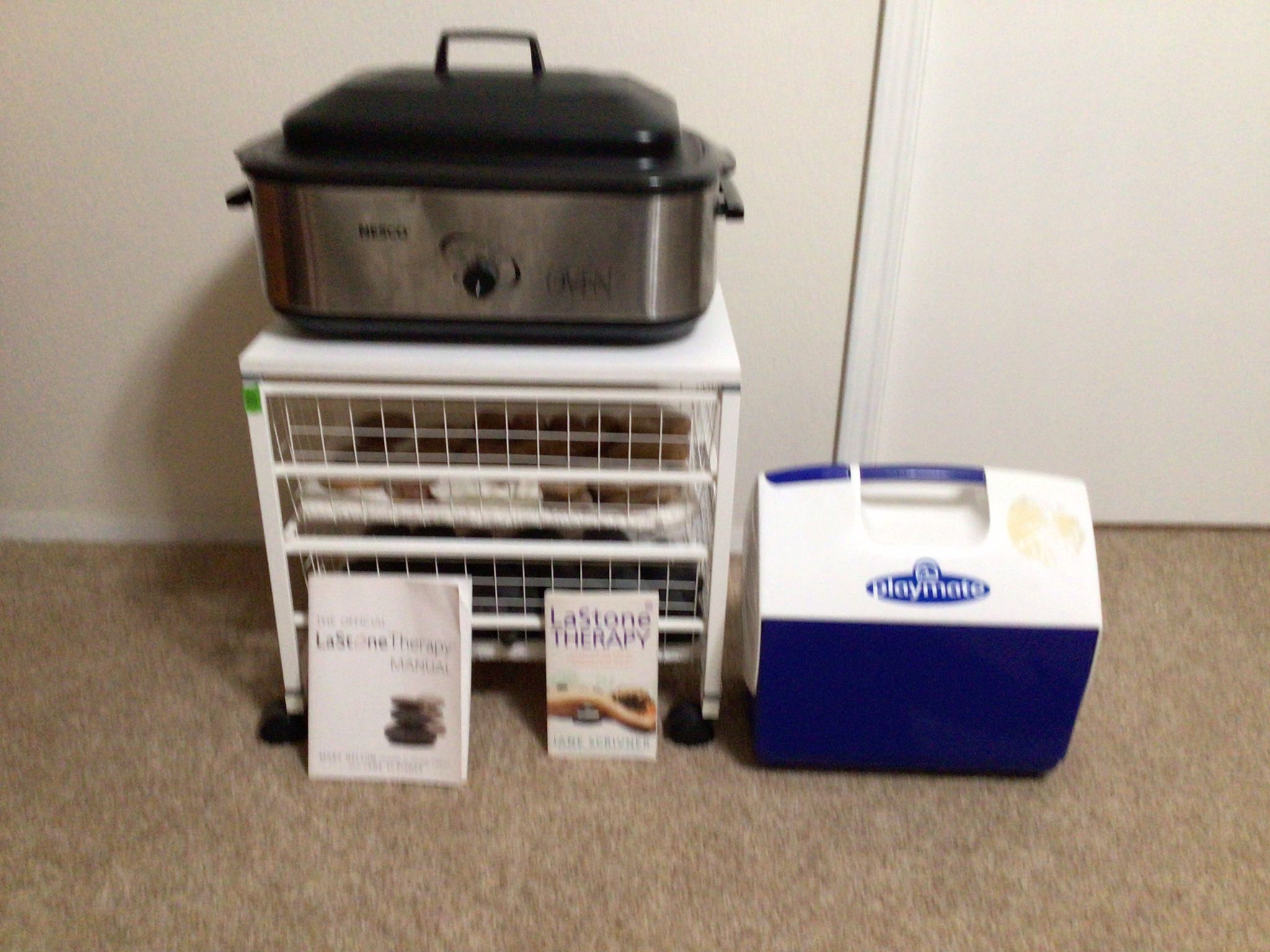 LaStone Therapy Hot And Cold Stone Kit and Accessories