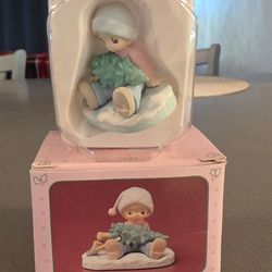 1990 Precious Moments 578126 - "Don't Let the Holidays Get You Down"