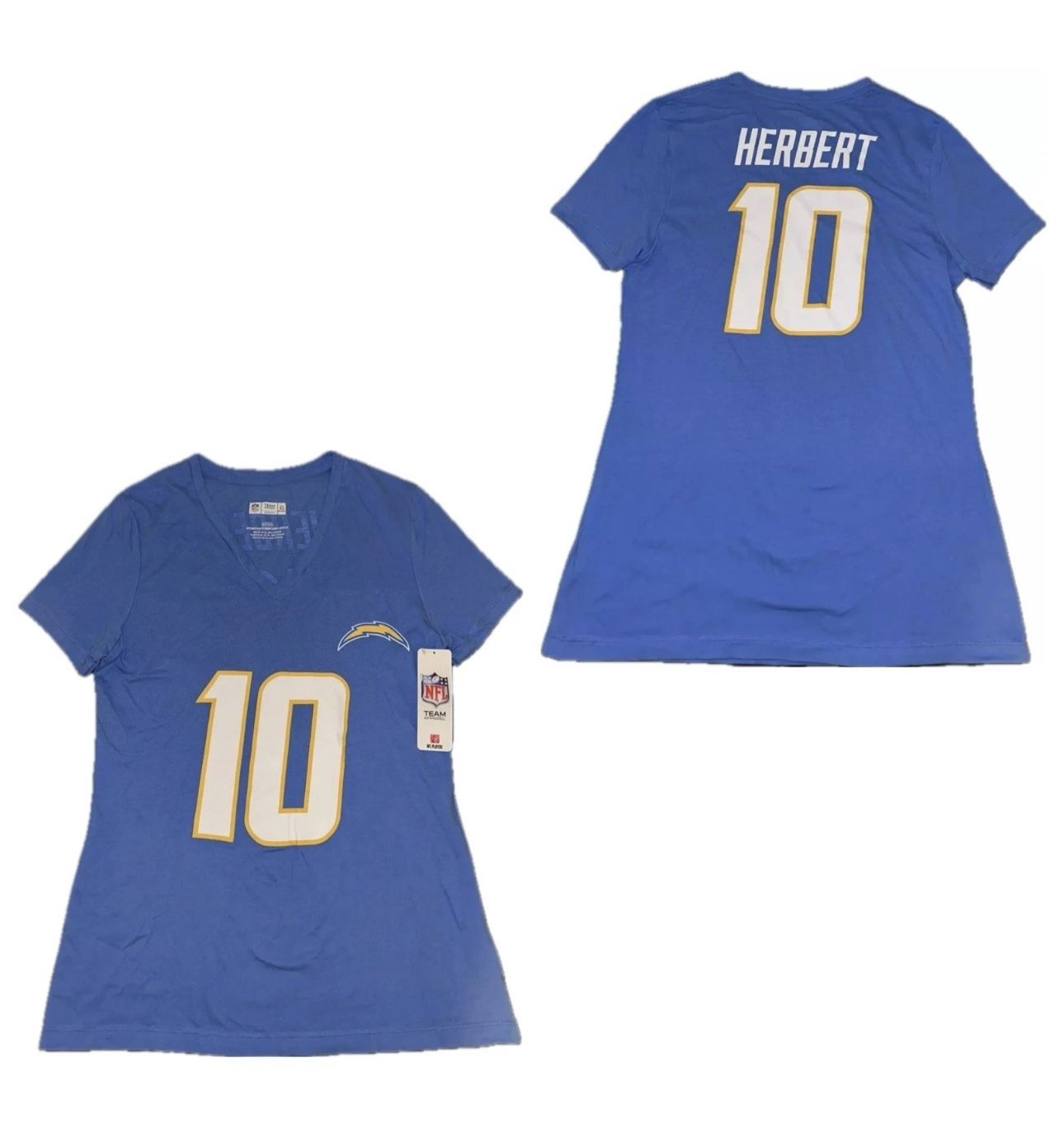 Los Angeles Chargers #10 Herbert Jersey Shirt Women’s M,L & XL New