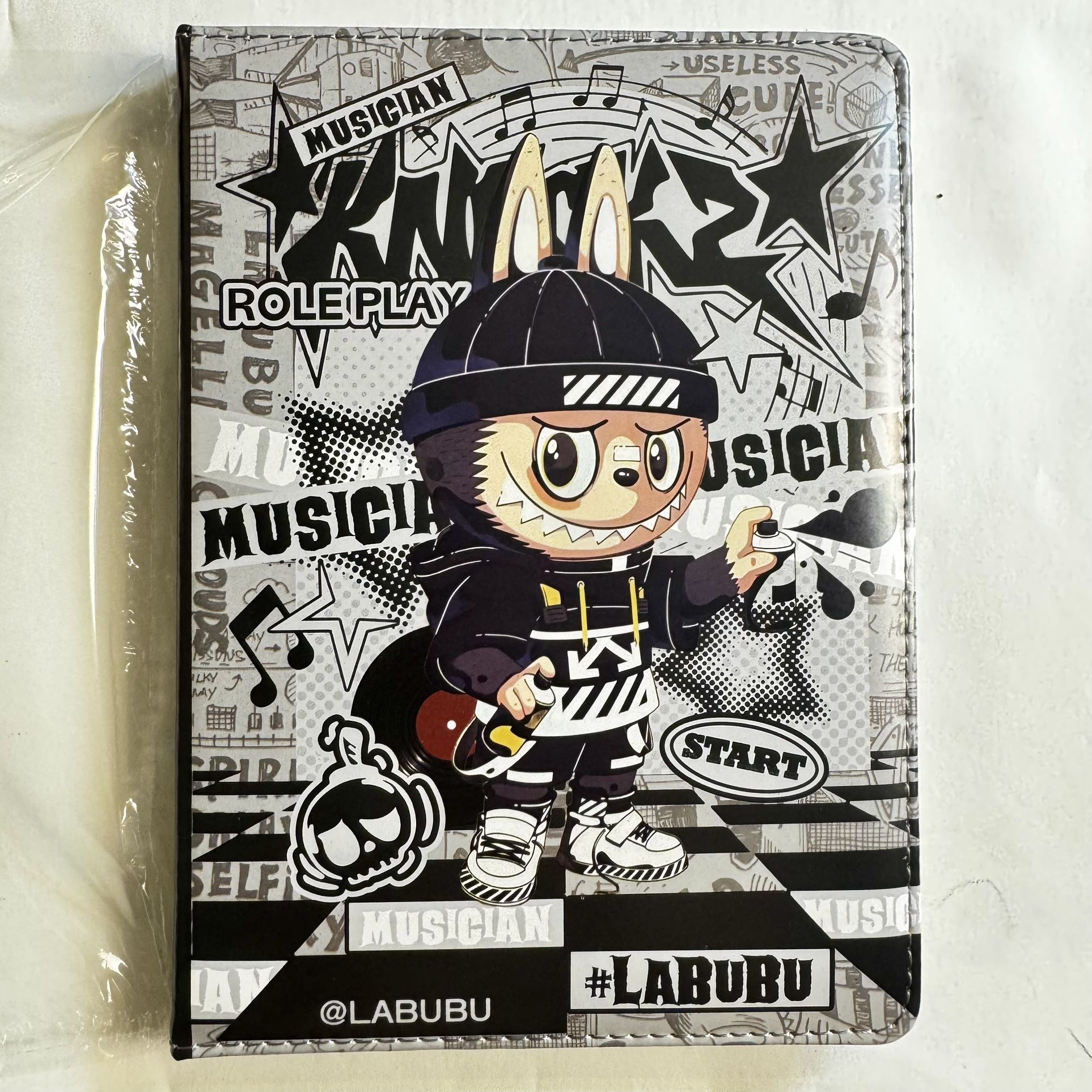 POP MART LABUBU The Monsters Character Colorful SOFTCOVER Notebook GRAFFITI