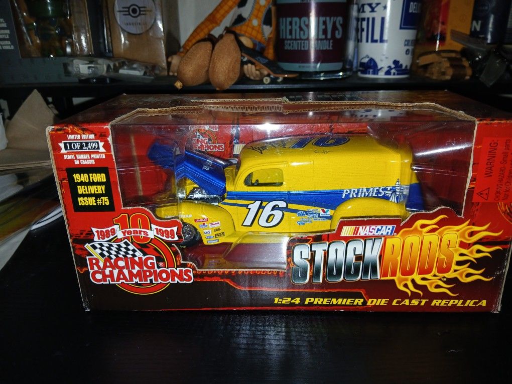 Autograph Kevin Lepage #16 Primestar Racing Champions Stock Rods Diecast Nascar