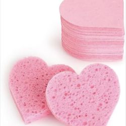 Pink Cleansing Face Sponges