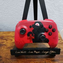 Power A Enhanced Wireless Controller Nintendo Switch Mario Shadow Red ■Tested