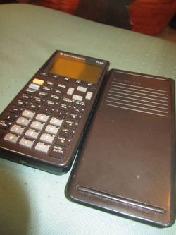 Texas Instruments TI-85 Black Graphing Calculator W/Cover Works!