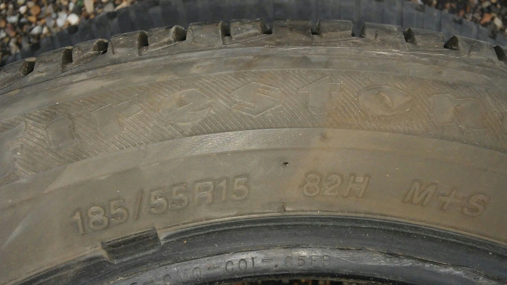 USED FIRESTONE TIRE 185/55R15 82h