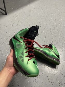 Lebron X Cutting Jade Sz 11.5 