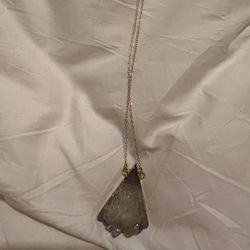 Agate Gold Plated Necklace 