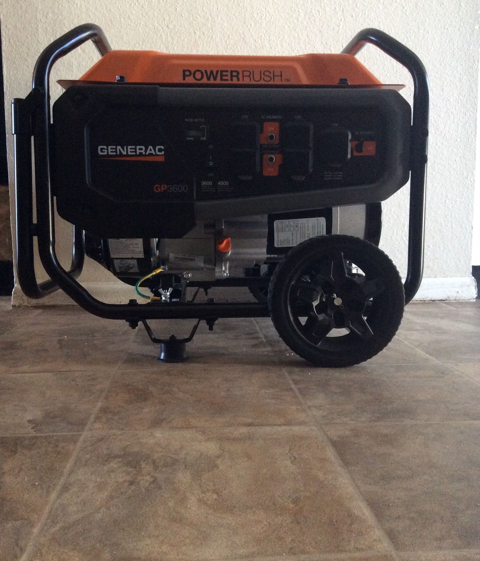 GENERAC GP3600 - 3600 WATT - GAS POWERED GENERATOR 50CSA